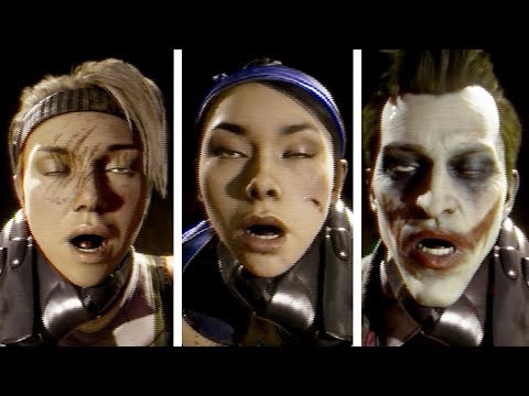 MORTAL KOMBAT 11 All Kombatants Reactions To RoboCop Arresting Them MK11 Aftermath