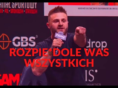 FAME 11: II KONFERENCJA | WŁADCA PIEKIEŁ PRZEBUDZONY - "JESTEM NAJWIĘKSZĄ GWIAZDĄ TEJ FEDERACJI"