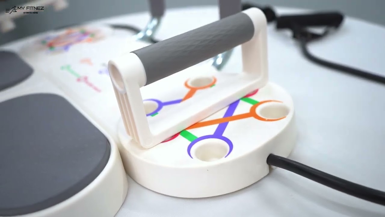 Myfitnez 3 in 1 Training Push up Board -  Push Up with Variations, Resistance Band, Plank