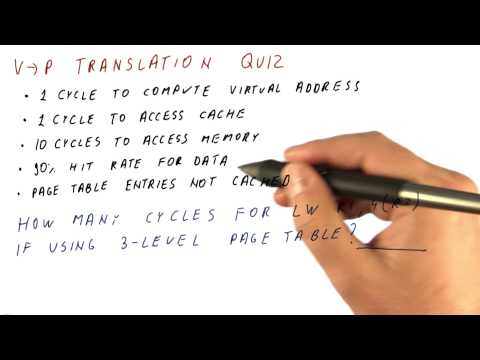 V to P Translation Quiz 2 - Georgia Tech - HPCA: Part 4