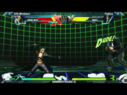 UMVC3 STA Windzero vs ThaGuy |Saturday Night Snapback 5.3