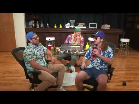 Larry The Gambling Goldfish helps Riggs (St. Louis native) pick his new NFL team