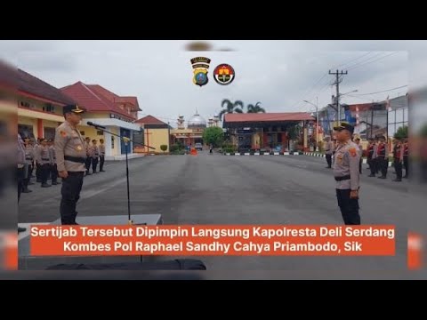 POLRESTA DELI SERDANG SERTIJAB KAPOLSEK TALUN KENAS