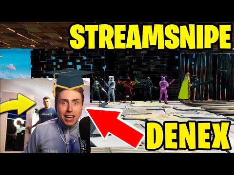 DENEX bringt mir STREAMSNIPEN in einem Skincontest bei bis DAS passierte... | Fortnite Deutsch Zynex