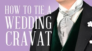 How To Tie A Formal Ascot & Wedding Cravat For Proper Traditional Morning Wear