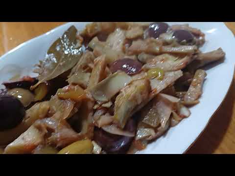 CAPONATA DI CARCIOFI ALLA SICILIANA- ricetta tradizionale invernale-ricetta facile e veloce
