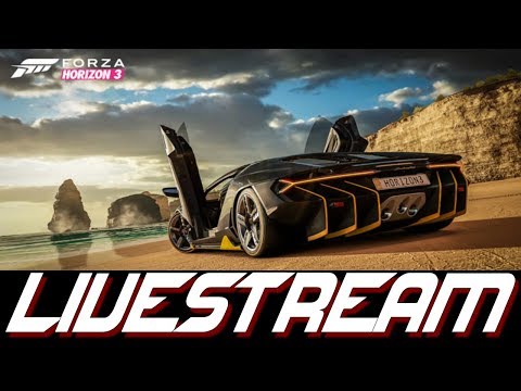 Forza Horizon 3 - Live Stream - Part 1 - PC/Xbox
