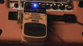 Video thumbnail for Behringer Chorus Orchestra CO600 pedal demo by ShortScaleGearDemos