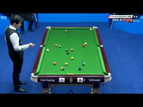 Chen Suyang VS Ricardo Miranda (POR) - 2019 World Chinese Pool Masters Linyi Station