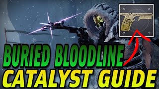HOW TO GET THE BURIED BLOODLINE EXOTIC + CATALYST! SECRET BOSS, Dark Ether & More! | Destiny 2