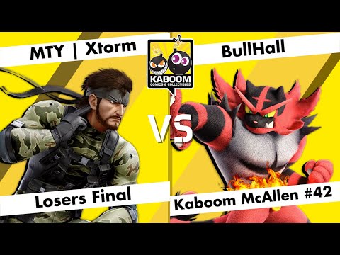 Xtorm (Snake, Palutena) vs BullHall (Incineroar) - Losers Final - Kaboom McAllen #42
