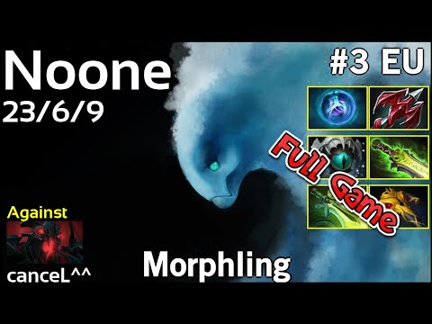 Noone   Morphling - Dota 2 Full Game 7.19