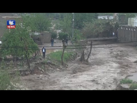 بەڤیدیۆ.. لە سنوری قەزای ئاکرێ زیاتر لە ٨٠ ملیم بارانباریووە
