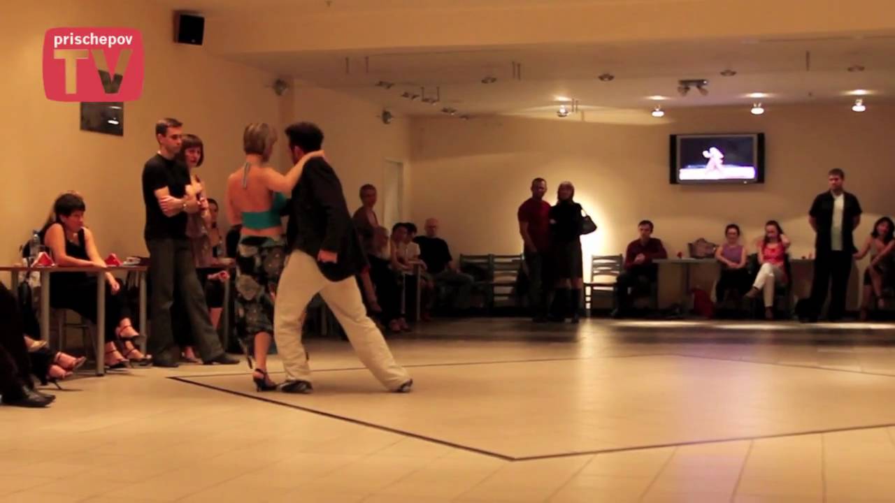 Giggio Giovanni & Anna Zyuzina, Russia, Moscow, Milonga "Le Cafe" 16.10.2009