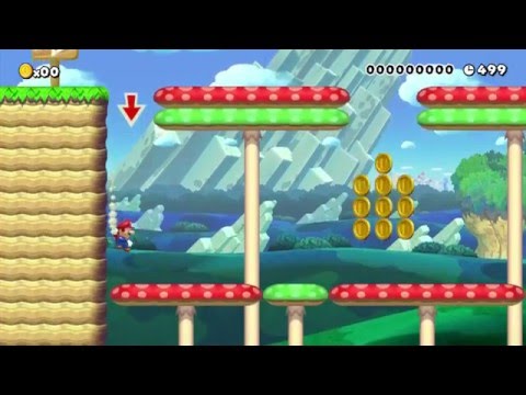 Christmas Fun! Kid Friendly! by jus10 - Super Mario Maker - No Commentary 1AD