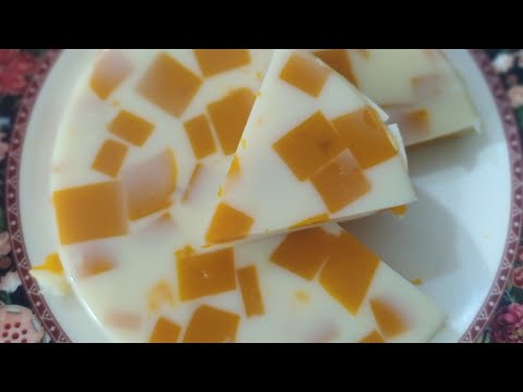 Mango milk pudding 🍮#pudding#milkdessert by#Easy cookbook by nazma