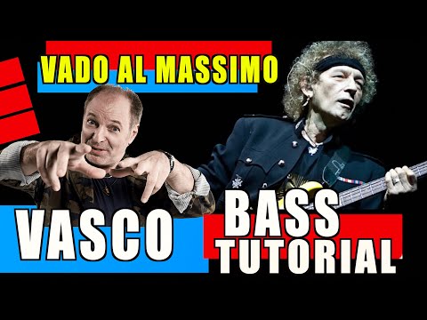 Come Suonare Vado al Massimo | Vasco  Rossi | Bass Tutorial