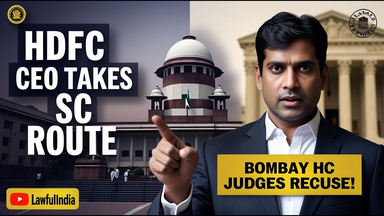 HDFC Bank CEO Moves Supreme Court Over FIR by Lilavati Trust | Bombay HC Judges Recuse