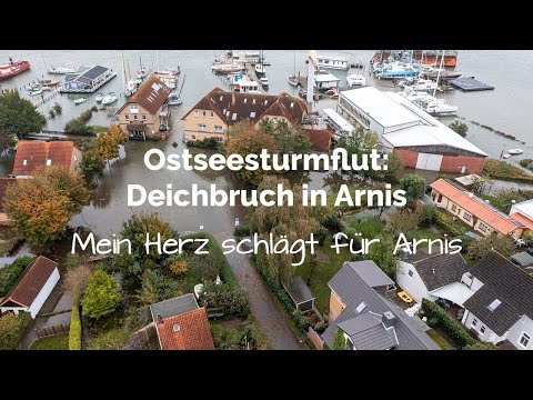 Sturmflut: Deichbruch in Arnis
