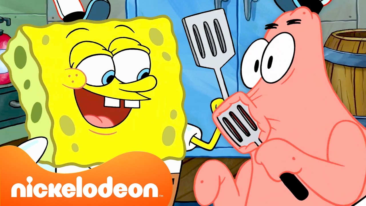 كل لحظات مقرمشات سلطع على الإطلاق 🍔 | ٩٠ دقيقة | سبونج بوب | سبونج بوب | Nickelodeon A