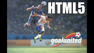 The football manager is back! - goalunited (HTML5)
