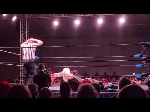 Moonsault from Jada Stone wins six woman tag match at Ladies Night Out 12 - Wrestlecade - 11/27/22