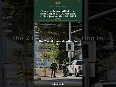 Ten people are killed in a shooting at a VTA rail ya...
