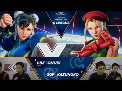 SFV: CBZ | Onuki vs GGP Kazunoko - G-League 2016 Top 32 - CPT 2016