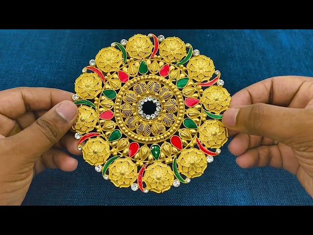 Lord Vishnu Sudarshana Chakra - (5 inch diameter) video