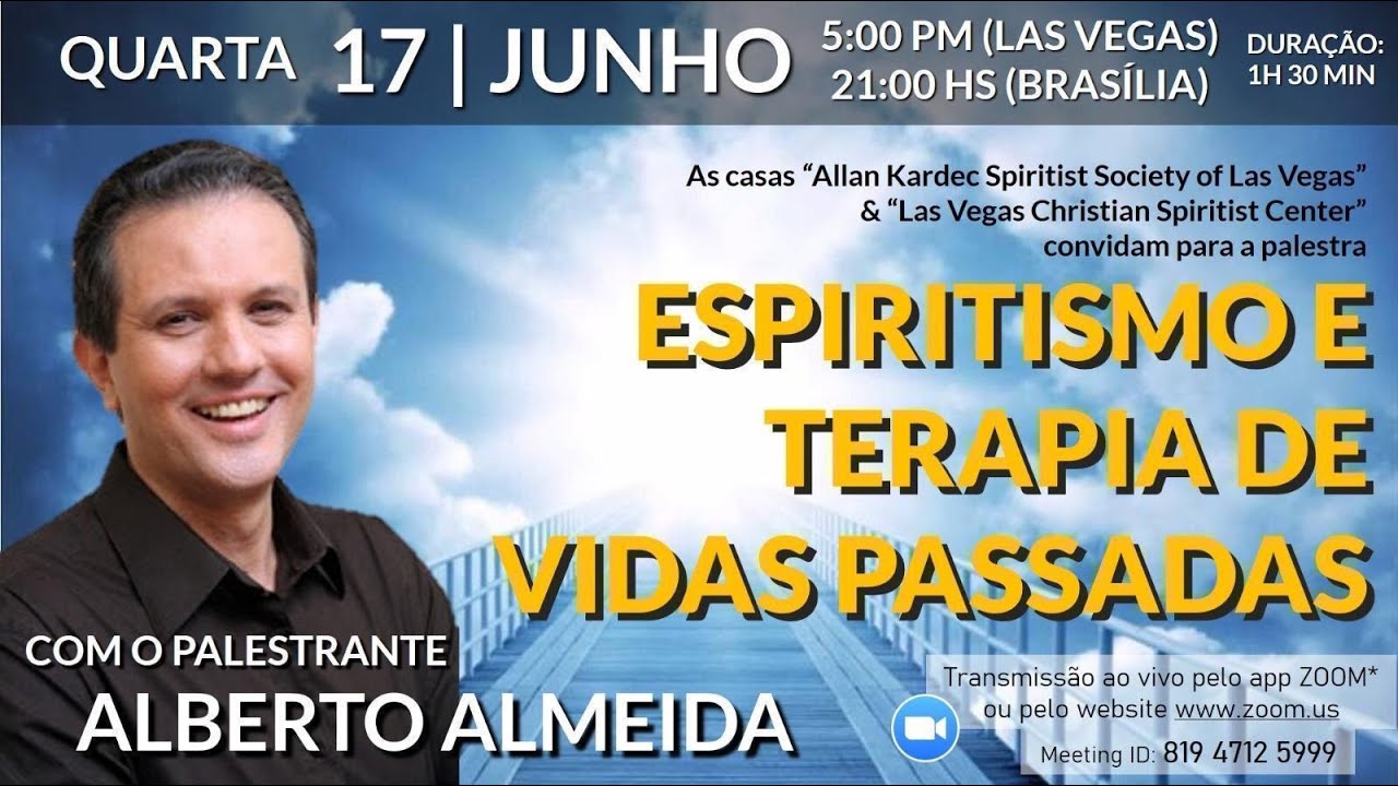 Alberto Almeida - Palestra - Espiritismo e Terapia de Vidas Passadas