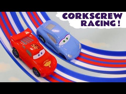 McQueen Toy Car Racing With Cars Toys And The Funlings Video