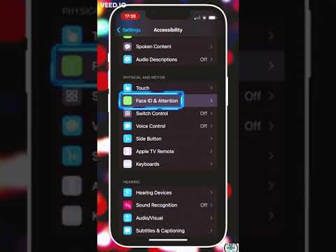 #iphone #Activate require Attention for face id #viral