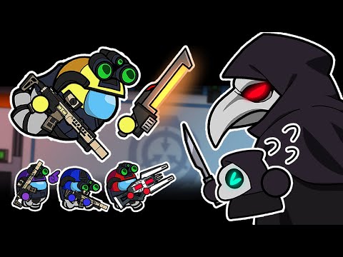 SCP049 vs BABY SCP049 & GHOSTBUSTERS  EP.1 I Among Us Animation