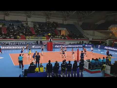 Fenerbahçe Opet 3-0 Budowlani Lodz 28.11.2019 #CLVolleyW #SarıMelekler
