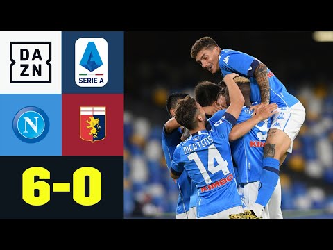 Napoli oben auf! Gattuso-Elf fertigt Genua ab: SSC Neapel - CFC Genua 6:0 | Serie A | DAZN