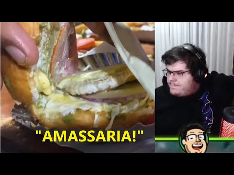 SIMPLESMENTE CASIMIRO REAGINDO A COMIDAS #1