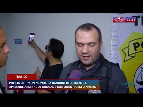 ROTA DO DIA 11 03 20  PoliÌcia de Timon apreende arsenal de drogas e boa quantia de dinheiro