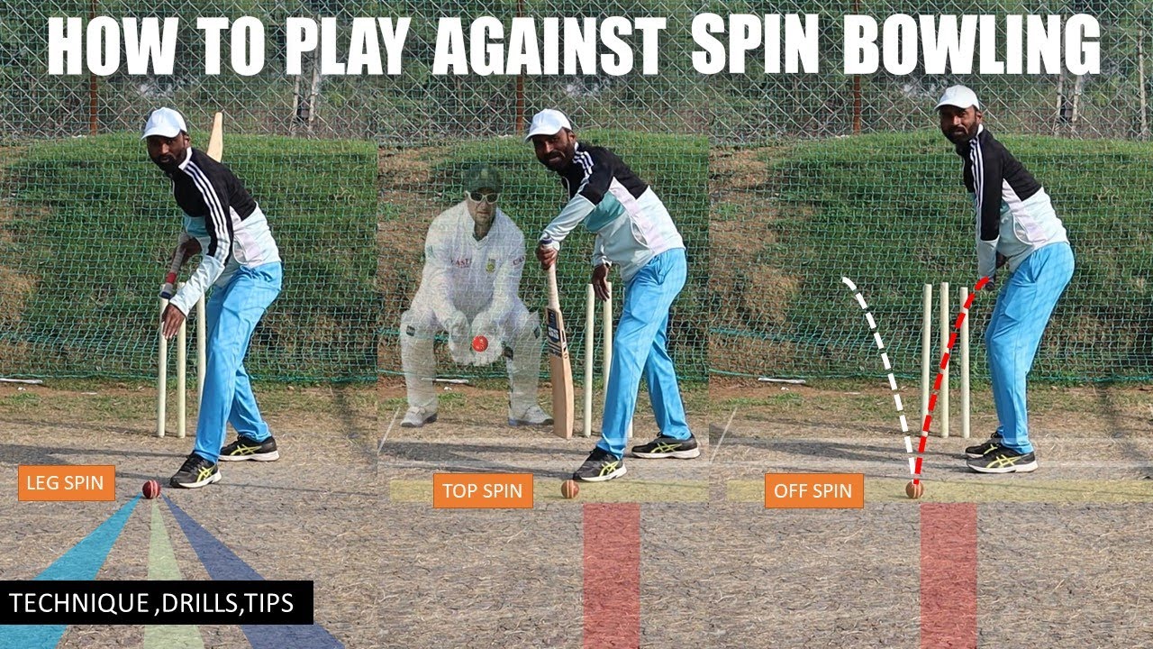 How To play spin bowling in Hindi | How to Bat against Off Spin and Leg Spin |  For Beginners