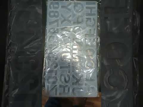 White Silicon Resin Without Hole Alphabet Mold at Rs 110/piece in Vasai  Virar