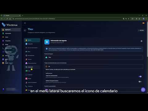 Conexión Google Calendar a Veloxiam