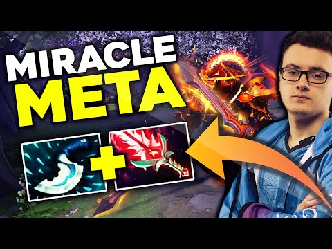 Miracle- Creating a New Meta with Ember Spirit! Early Blink Dagger + Bloodthorn OP Build - Dota 2