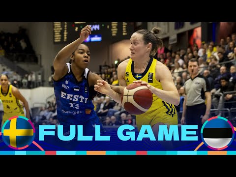 Sweden v Estonia | Full Basketball Game | FIBA Women's EuroBasket 2025 Qualifiers