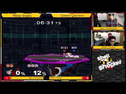 SS17 - Apex | Nintendude (Red) vs MOR | ChuDat (Default) - Melee Losers Quarters
