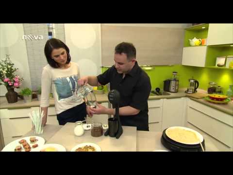 ROHNSON R-201 grilis su kreperio funkcija 1000 W, juodas video