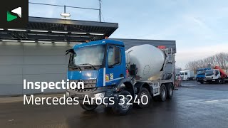 Camion malaxeur Mercedes-Benz Arocs 3240 8X4 9m3 Stetter AM 9/8FHCLL Steelsuspension Automatic | Image 4 - Machineryline
