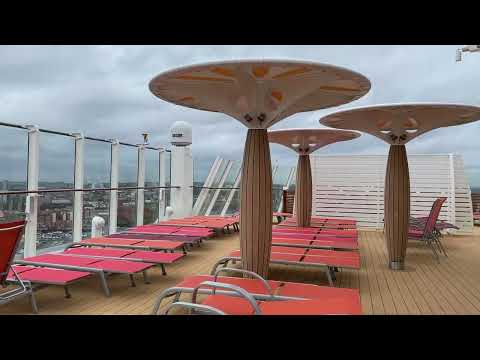 Aidacosma Rundgang Außendeck, Ocean Deck 16, Aida Cruise,