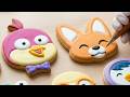 Satisfying Cookie Decorating Making Pororo Friends With Icing DIY Crafts For Kids