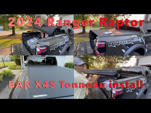 2024 Ford Ranger Raptor Tonneau Cover install. BAK X4S from Realtruck
