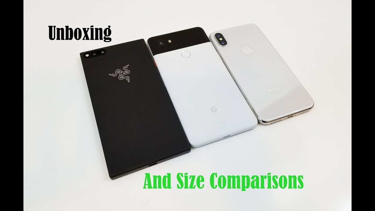 Razer Phone Impressions & Size Comparisons (vs Note 8 vs iPhone X vs Pixel 2 XL)