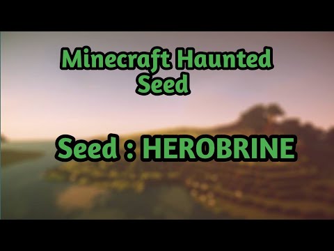 Poké Craft Gaming - Minecraft Haunted Seed || Minecraft Horror Seed || Best Seed For Spawning Herobrine |